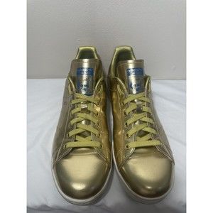 ADIDAS Gold Metallic Stan Smith Sneakers Men's size 10